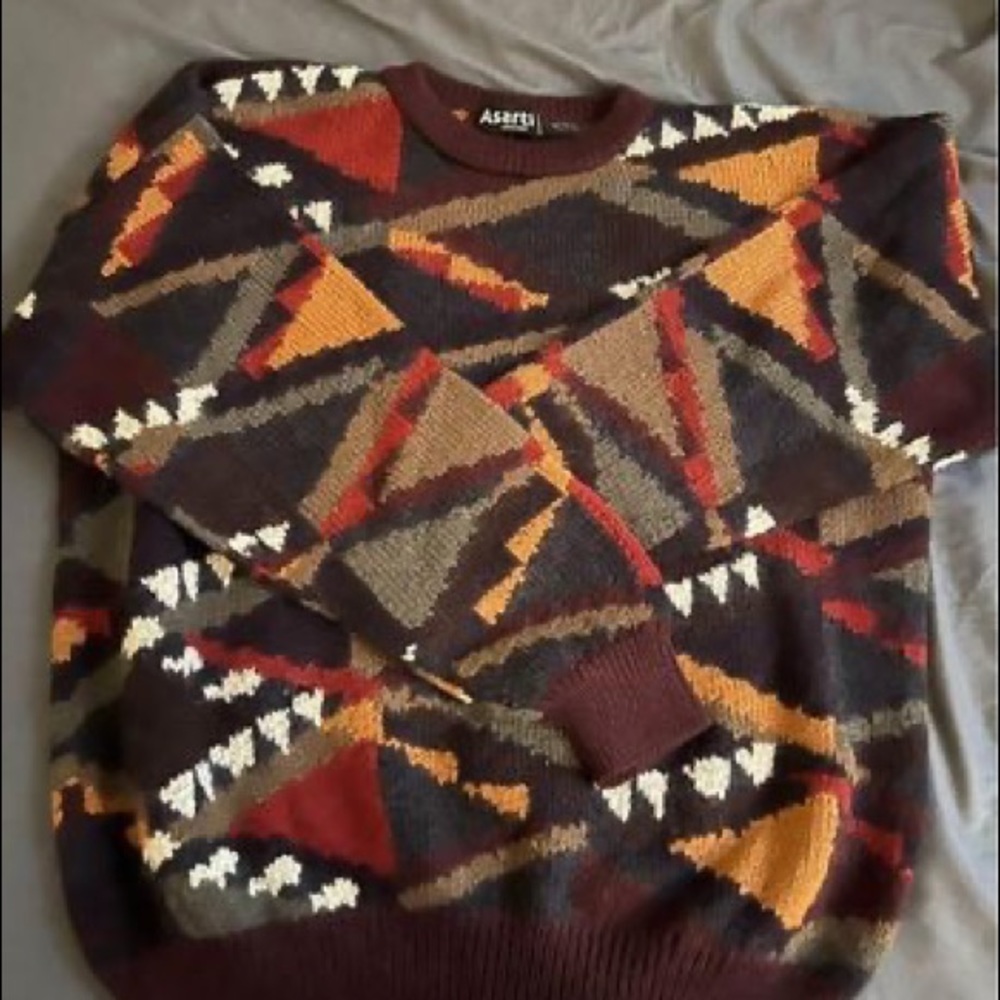 New alpaca colorful sweater for sale from Bolivia originally was for bf.